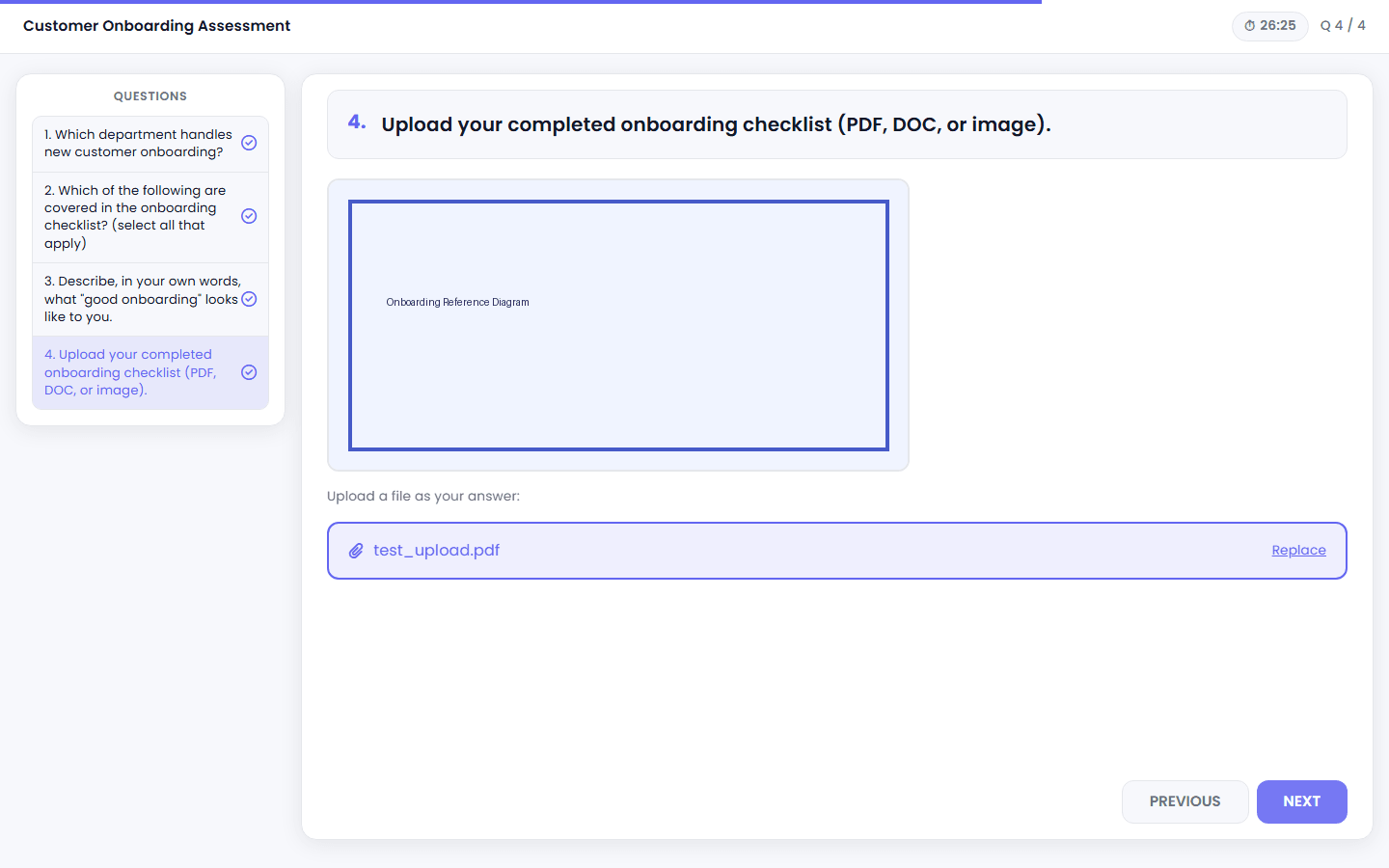 Question Téléversement de fichier après l'envoi, affichant le nom du fichier envoyé et le lien pour le remplacer